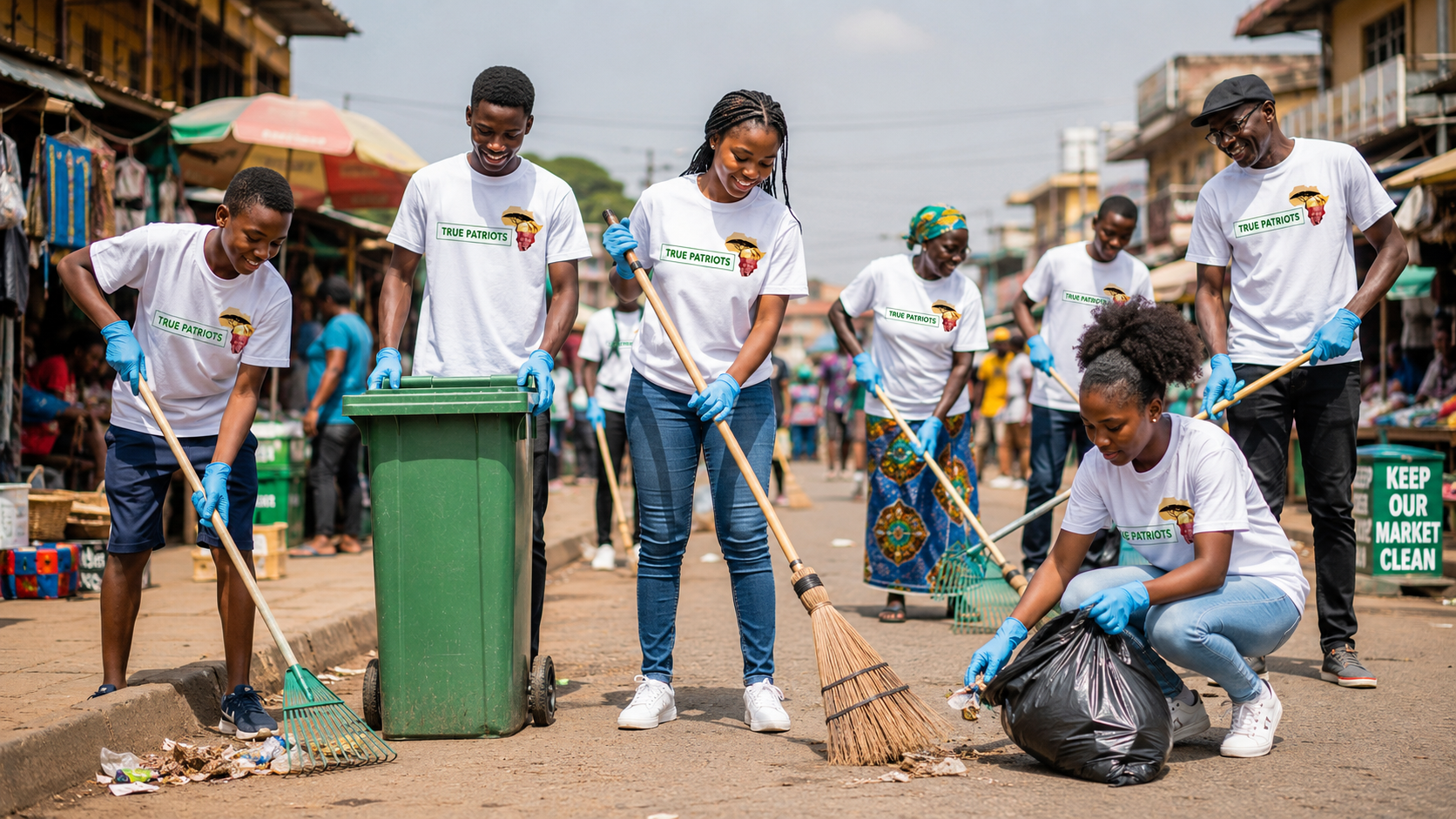 Community clean-up drive